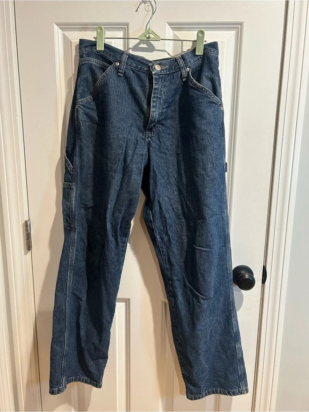 Men's Vintage Wrangler Carpenter Blue Denim Jeans